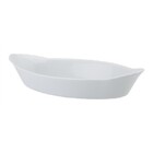 Travessa Oval Alça 23 Linha Calorama Branco Porcelana Schmidt
