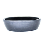Travessa Oval Barro Preto Pp Pb 19 Cm