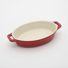 Travessa Oval Cereja Cerâmica 450ml Staub