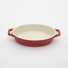 Travessa Oval Cereja Cerâmica 450ml Staub