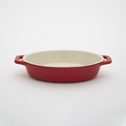 Travessa Oval Cereja Cerâmica 450ml Staub