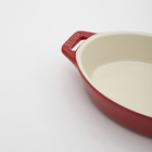 Travessa Oval Cereja Cerâmica 450ml Staub