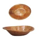 Travessa Oval De Madeira Média 25 5 X 19 Cm