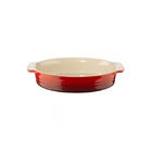 Travessa Oval Em Cerâmica Le Creuset 28cm Vermelha