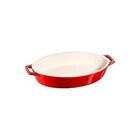Travessa Oval Em Cerâmica Staub 37cm Cereja