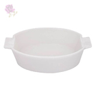 Travessa Oval Refrataria De Porcelana Hauskraft 350ml Branco