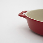 Travessa Oval Vermelha Cerâmica 2,3 Litros Staub