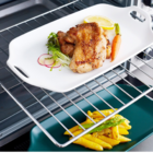 Travessa para assar e servir de Cerâmica Com Alca Branca 30x1