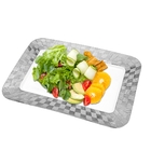 Travessa Porcelana Vera Silver 34x23x3cm
