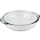 Travessa Redonda De Vidro 2,4l Pode Ir Ao Forno Assadeira De