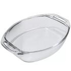 Travessa Refratária Média 3,2l Assadeira Oval Com Alças Late