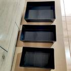 Travessa Retangular 3l Preta Grande Servir A Mesa Bandeja Sal