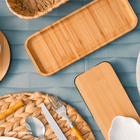 Travessa Retangular Bambu 20cm Class Home