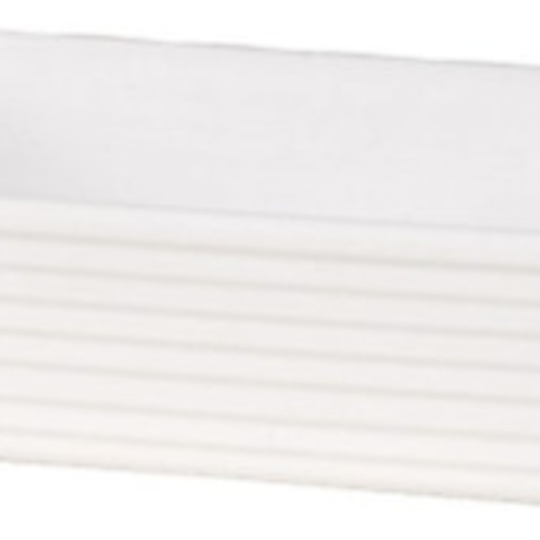 Travessa Retangular Com Friso 27 5x19x6cm Branca Paramount