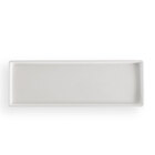 Travessa Retângular Em Melamina 31 Cm Branco Papyrus Haus 534