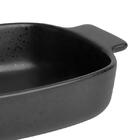 Travessa Retangular L'hermitage Piatto C/ Alça Preta - 28341