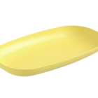 Travessa Retangular Média Essential  38 X 21 X 4 Cm Amarelo C