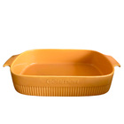 Travessa Retangular Porcelana 30 Cm 2,5 Litros Amarelo Germer