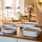 Travessa Retangular Porcelana 30x21cm Assar Servir Germer Bra