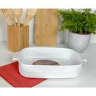 Travessa Retangular Porcelana 30x21cm Assar Servir Germer Bra