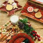 Travessa Retangular Xadrez 28x15cm