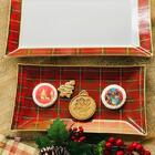 Travessa Retangular Xadrez 28x15cm