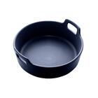 Travessa Wolff Nórdica De Porcelana Azul Escuro Matt 22cm