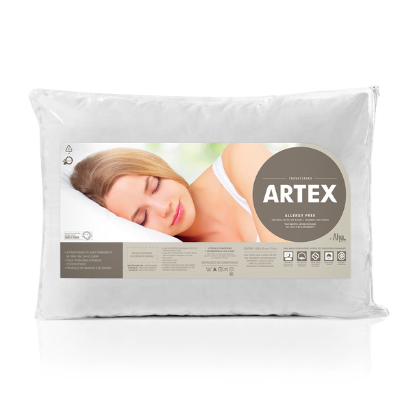 Travesseiro - Allergy Free - Antialérgico - Percal 180 Fios -