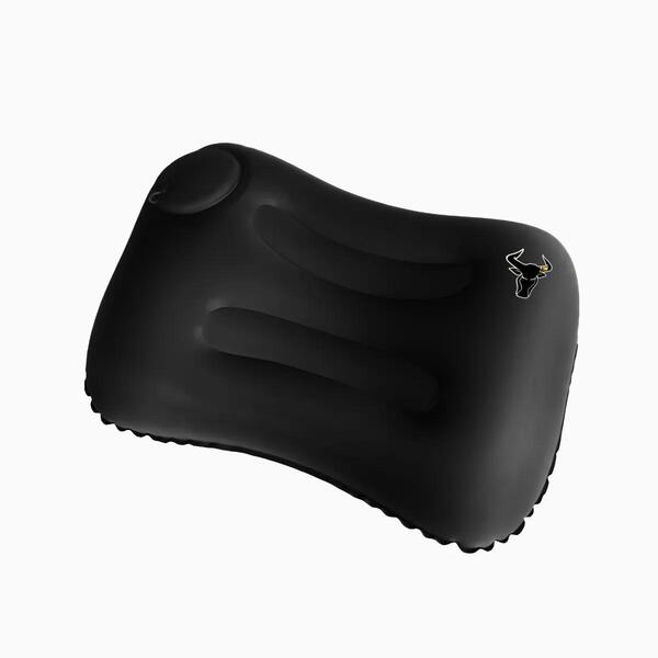 Travesseiro Almofada De Viagem Inflável E Portátil - Preto