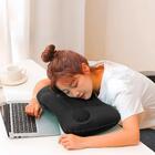 Travesseiro Almofada De Viagem Inflável E Portátil - Preto