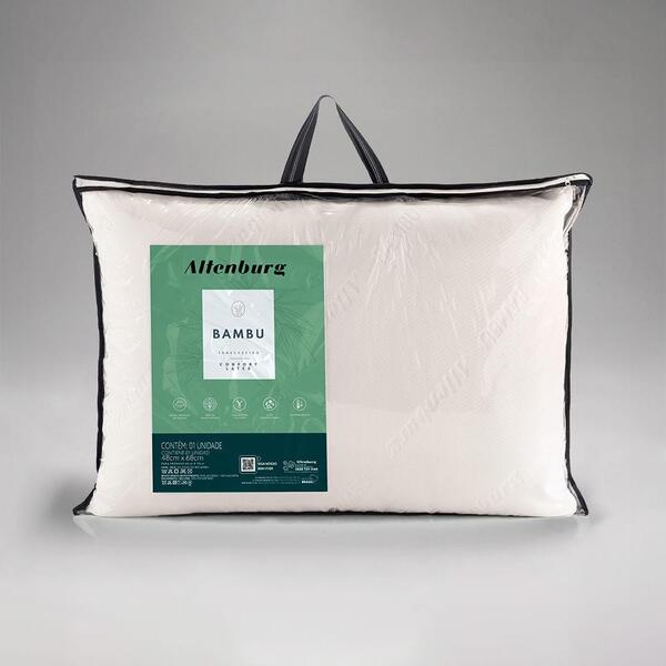 Travesseiro Altenburg Bambu Confort Latex 48cm X 68cm