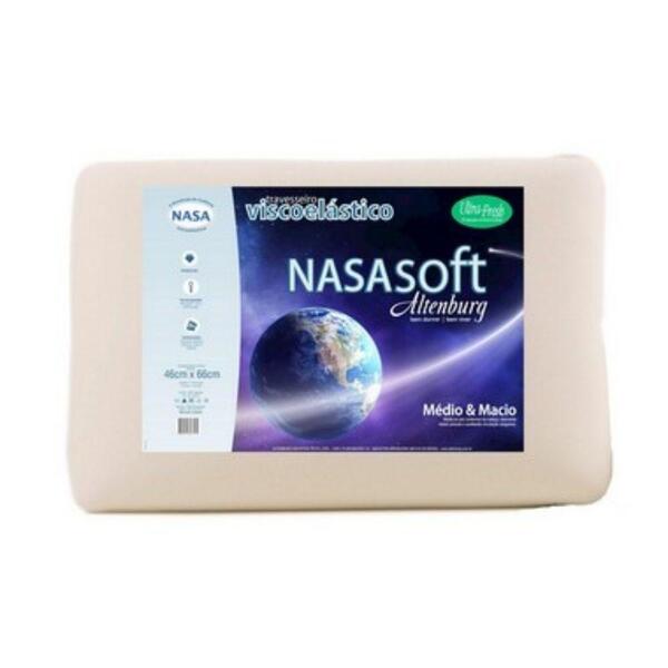 Travesseiro Altenburg Nasasoft Médio Marfim Bege-46cmx66cm