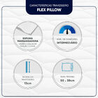 Travesseiro Americanflex Flex Pillow 50x38cm