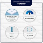 Travesseiro Americanflex Sonetto 12cm De Altura