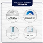 Travesseiro Americanflex Visco Amx  12cm De Altura