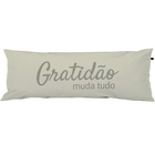 Travesseiro De Corpo Body Pillow Natural 40x130cm Gratidão Ci