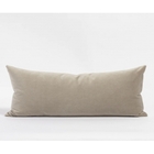 Travesseiro De Corpo Body Pillow Veludo 40x130cm Bege - Capa