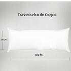 Travesseiro De Corpo Com Zíper 1,30m X 38cm Bola Futebol
