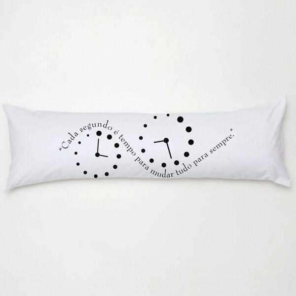 Travesseiro De Corpo Com Zíper 1,30m X 38cm Cada Segundo