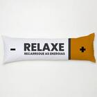 Travesseiro De Corpo Com Zíper 90cm X 38cm Relaxe