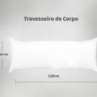 Travesseiro De Corpo Estampa Com Refil 130cm X 38cm Gato Casa