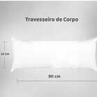 Travesseiro De Corpo Estampa Com Refil 90x38cm Dog Casaborda