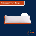 Travesseiro De Corpo Fibra Siliconada 1,37x0,42 Casen Pillow