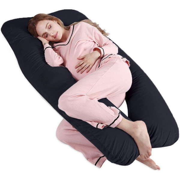Travesseiro De Corpo Gestante Abraco Gravida Casa Dona Preto Leroy Merlin