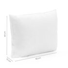 Travesseiro De Espuma 62x40x12cm Flocos  Branco