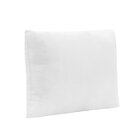 Travesseiro De Espuma Fibra 60x40x10cm  Branco
