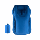 Travesseiro De Viagem Inflável Azul