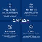 Travesseiro Enchimento 100% fibra de poliéster 64x18cm Camesa