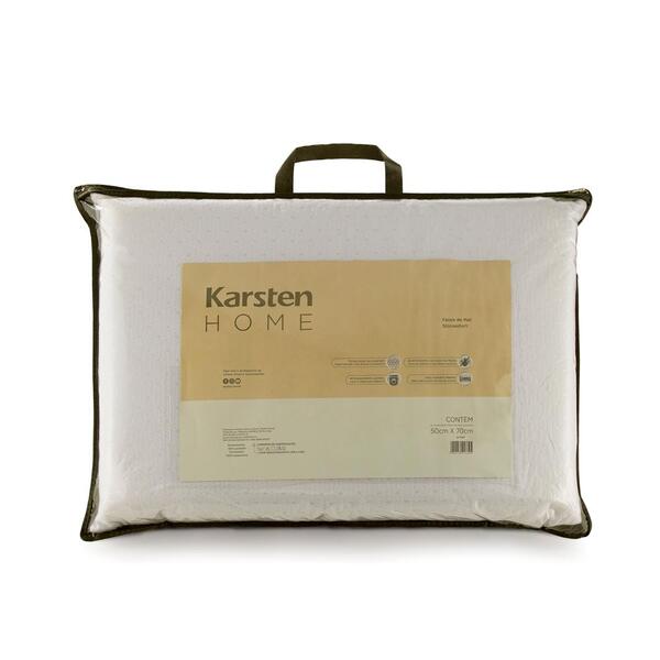 Travesseiro Karsten 100% Poliéster Silicomfort Favos De Mel C