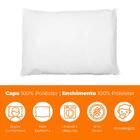 Travesseiro Micro Cotton Antialérgico Firme Camesa 50x70cm
